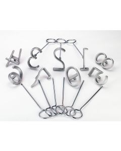 Numere metal de la 0-9 pentru marcare