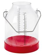 Bidon lapte pentru instaltii de muls 30l rosu